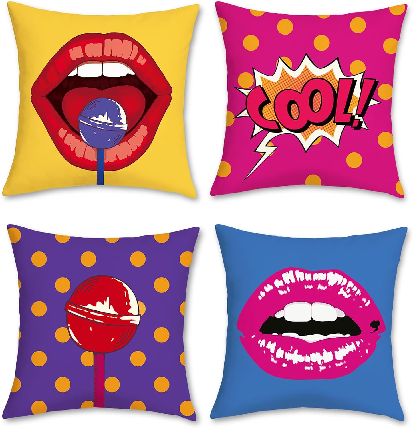 Pillow Covers, Decorative Pillow Cases, Soft Velvet Cushion, Covers for Sofa Couch -18 x 18 Inch (Set of 4) Pillow Covers, Decorative Pillow Cases, Soft Velvet Cushion, Covers for Sofa Couch -18 x 18 Inch (Set of 4)